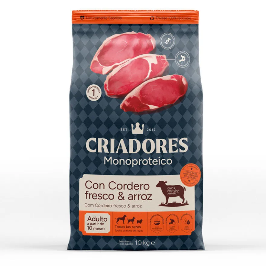 Criadores Monoproteico Adulto con Cordero pienso para perros