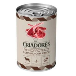 Criadores Monoproteico Cordero y Arroz lata para perros