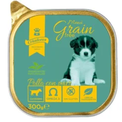 Criadores Puppy Menú Grain Free Pollo y Pavo tarrina para perros