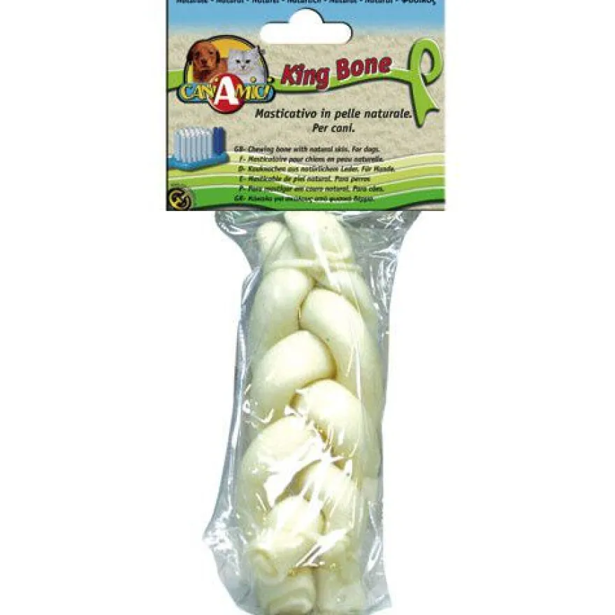 Croci King Hueso natural Trenzado para perros
