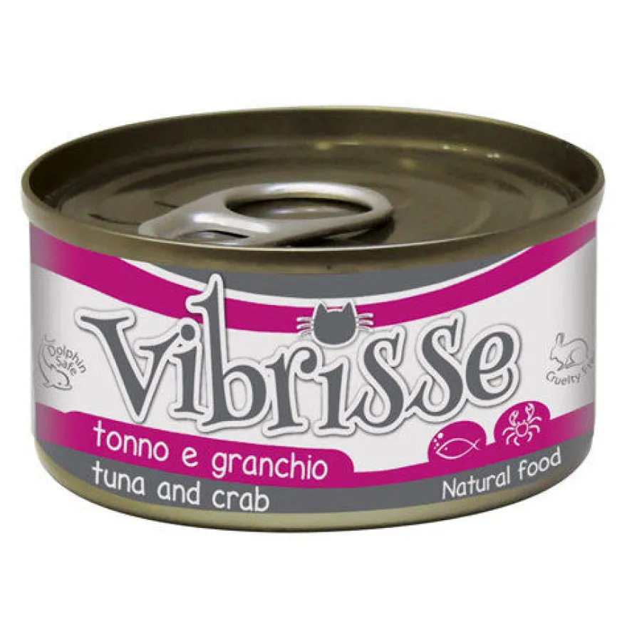 Croci Vibrisse Atún y Cangrejo lata para gatos