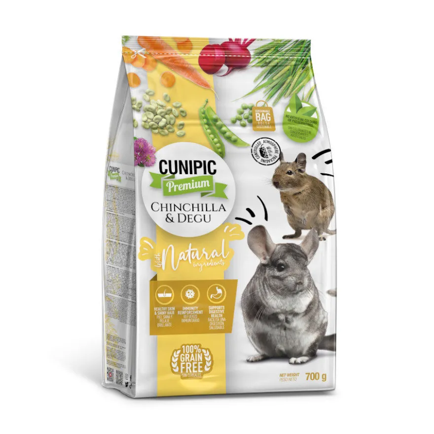 Cunipic Premium pienso para chinchillas y degús