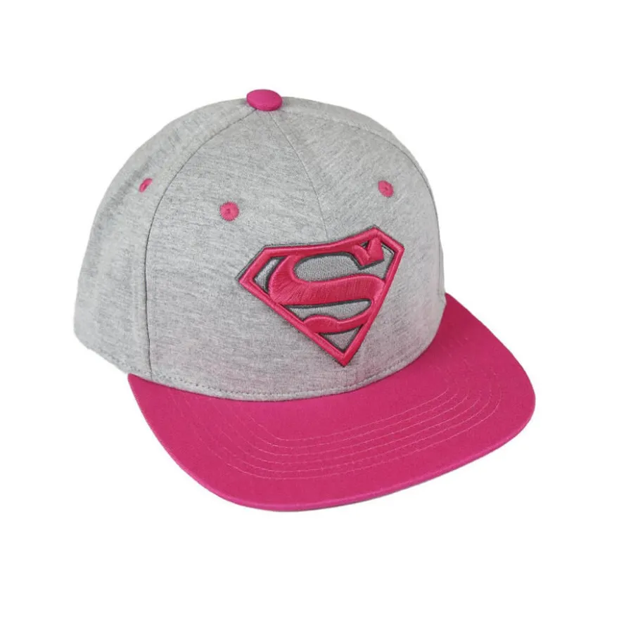 DC Comics Supergirl Gorra con Visera Plana para humanos