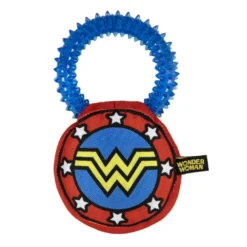 DC Comics Wonder Woman Anillo Mordedor con Peluche para perros