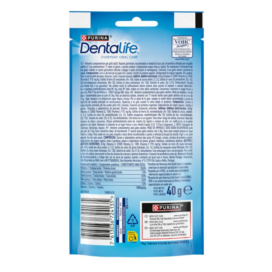 Dentalife Snack Dentales Pollo para gatos