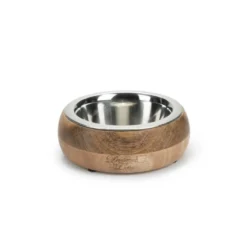 Designed by Lotte Mandira Comedero de Madera para perros