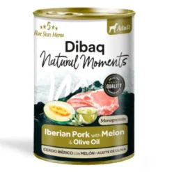 Dibaq Natural Moments Lata Cerdo con Melón para perro