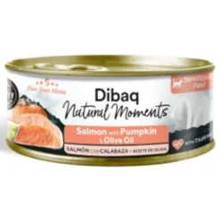 Dibaq Natural Moments Lata Salmón con Calabaza para gato