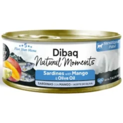 Dibaq Natural Moments Lata Sardinas con Mango para gato