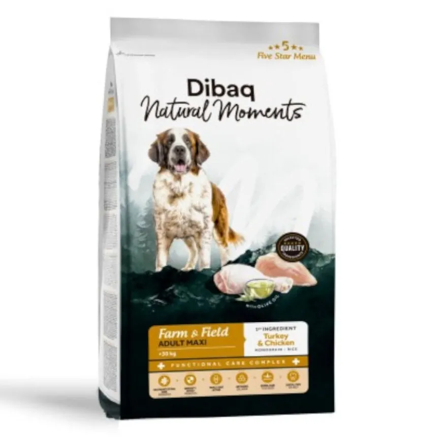 Dibaq Natural Moments Pienso Adult Maxi Pavo y Pollo para perro