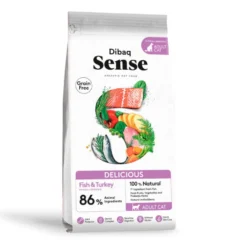 Dibaq Sense Delicius Grain Free Adult Pescado y Pavo pienso para gatos