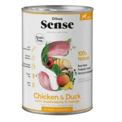 Dibaq Sense Grain Free Adult Pollo & Pato lata para perros