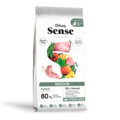 Dibaq Sense Grain Free Indoor Sterilized Adult Conejo pienso para gatos