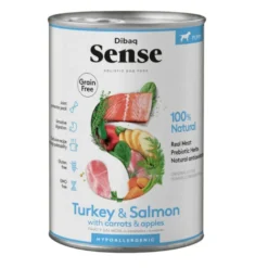 Dibaq Sense Grain Free Puppy Pavo & Salmón lata para perros