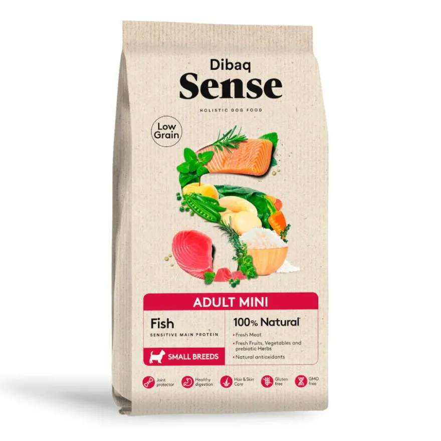 Dibaq Sense Low Grain Ault Mini Pescado Pienso para perros