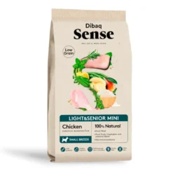 Dibaq Sense Low Grain Light & Senior Mini Pollo Pienso para perros