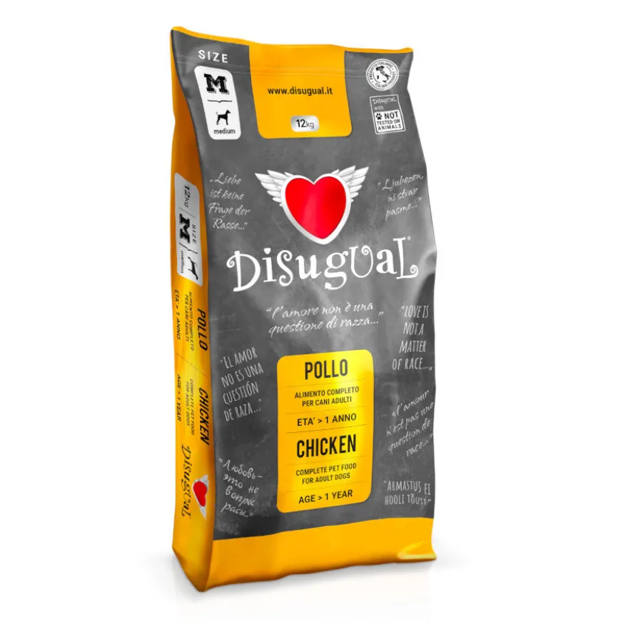 Disugual Medium Adult Pollo pienso para perros