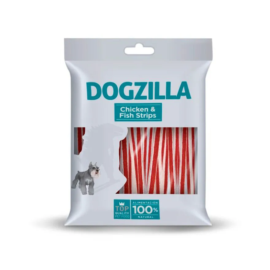 Dogzilla Láminas de pollo y pescado para perros