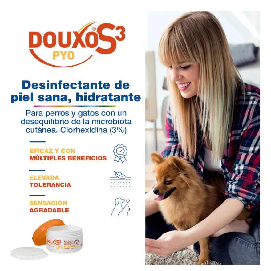 Douxo Pya Algodón Desinfectante para perros y gatos