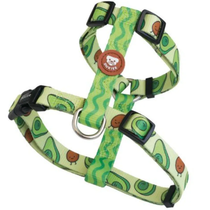 Dukier Arnés Clásico Estampado Aguacate para perros