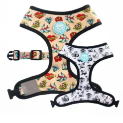 Dukier Arnés Reversible Estampado Tattoo para perros