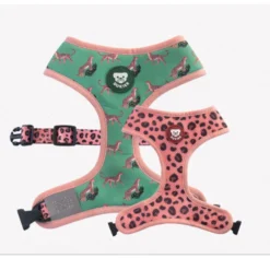 Dukier Arnés Reversible Estampado Leopardo para perros