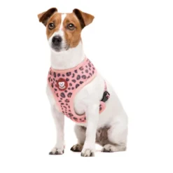 Dukier Arnés Reversible Estampado Leopardo para perros