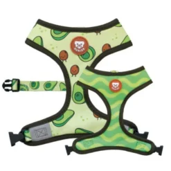 Dukier Avocado Arnés Reversible Estampado Aguacate para perros