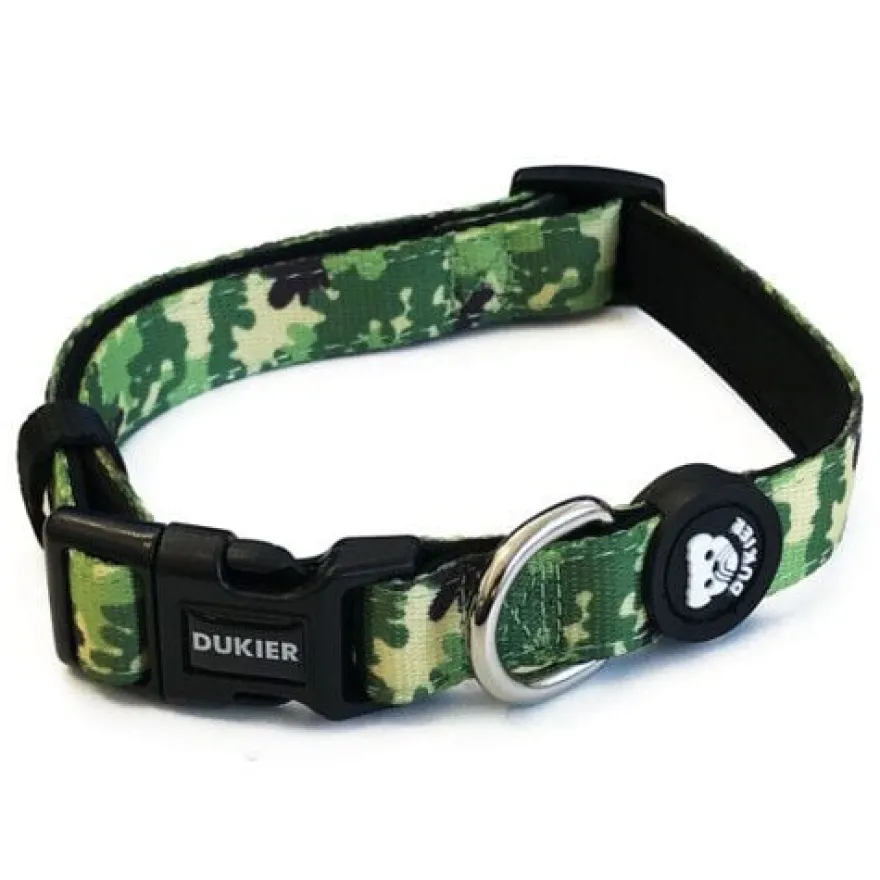 Dukier Camo Collar Estampado Camuflaje para perros