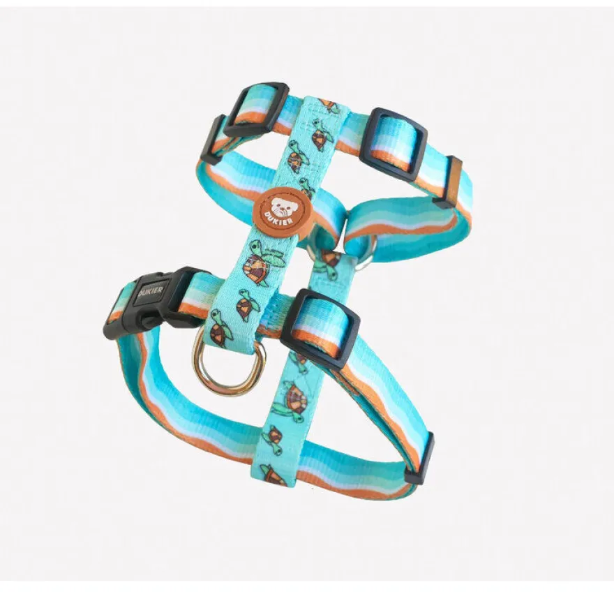 Dukier Clásico Arnés Estampado Tortugas para perros