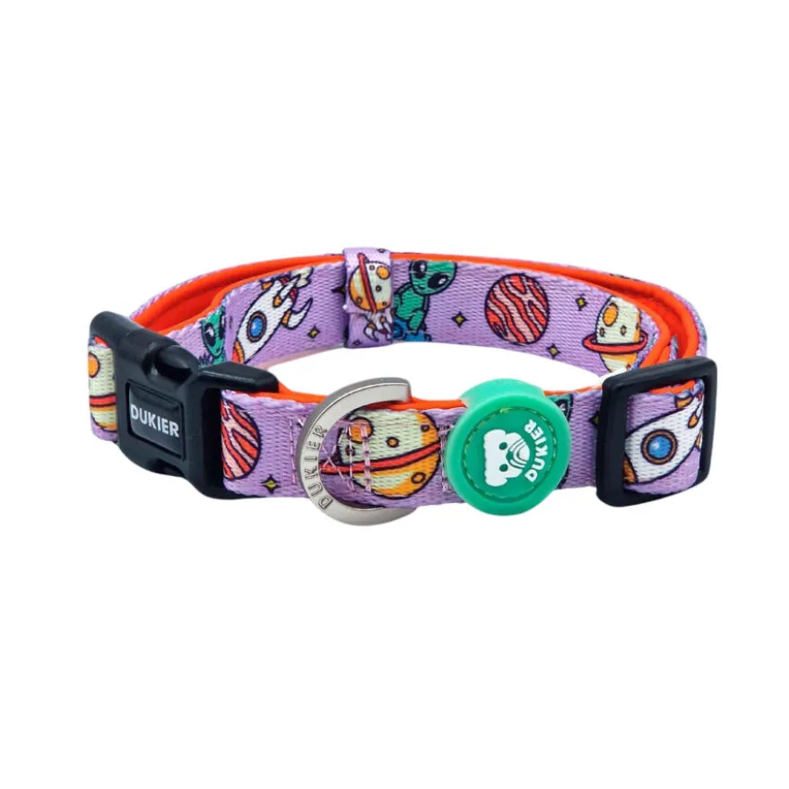 Dukier Collar Estampado Alien para perros