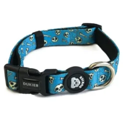Dukier Collar Estampado Calaveras para perros