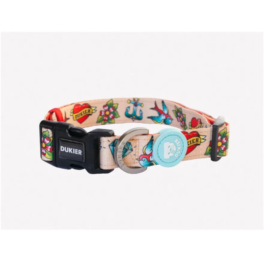 Dukier Collar Estampado Tattoo para perros