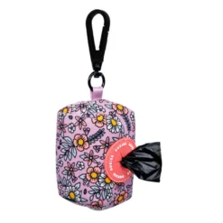 Dukier Porta Bolsas Estampado Floral para perros