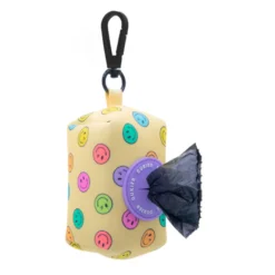 Dukier Smiley Porta Bolsas con Mosquetón para perros