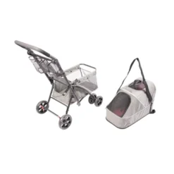 Duvoplus Carrito de Paseo Deluxe para perros y gatos