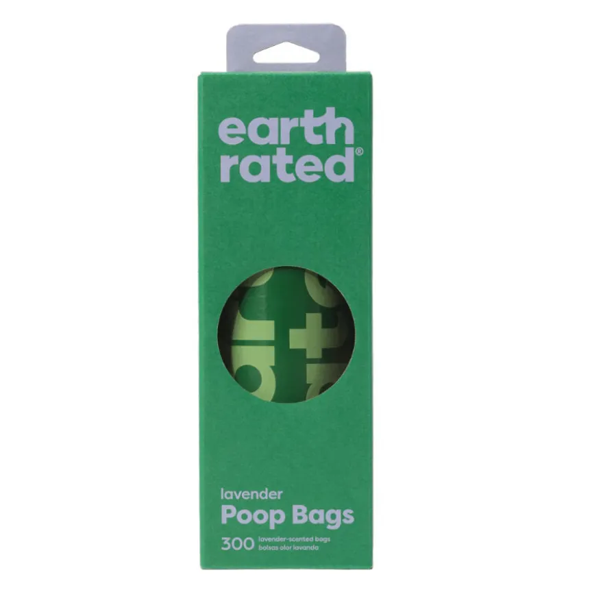 Earth Rated Bulk Sigle Roll Bolsas Lavanda para heces de perros