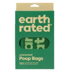 Earth Rated Easy Tie Bolsas con asas para heces de perro