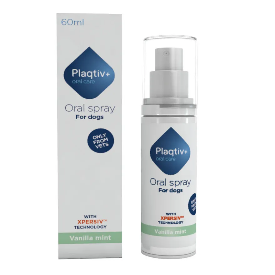 Ecuphar Plaqtiv+ Spray Bucal para perros y gatos