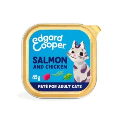 Edgard & Cooper Adult Salmón y Pollo en Paté tarrina para gatos
