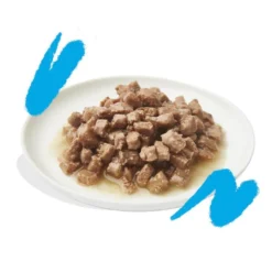 Edgard & Cooper Adult Trocitos de Salmón y Pollo en Salsa lata para gatos