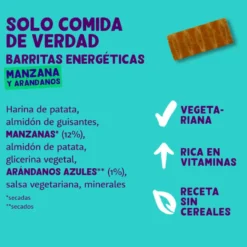 Edgard & Cooper Barritas de Manzana y Arándanos snack para perros