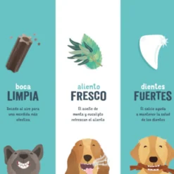 Edgard & Cooper Barritas Dentales Manzana y eucalipto snack para perros grandes