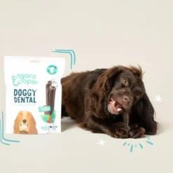 Edgard & Cooper Barritas Dentales Fresa y Menta snack para perros grandes