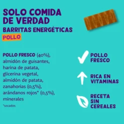 Edgard & Cooper Barritas de Pollo snack para perros