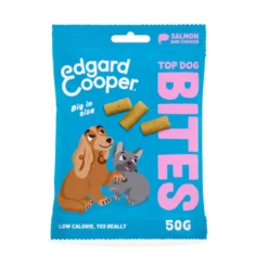 Edgard & Cooper Bocaditos Grandes de Salmón y Pollo snack para perros