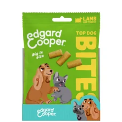 Edgard & Cooper Bocaditos Grande de Cordero y Pavo para perros