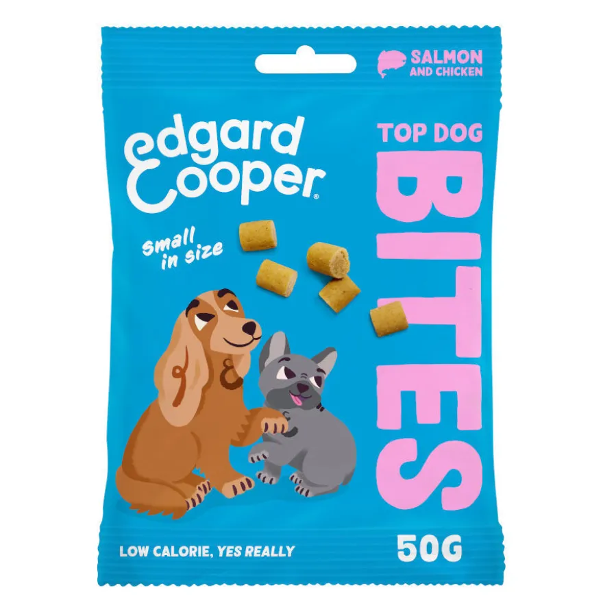 Edgard & Cooper Bocaditos Mini de Salmón y Pollo para perros