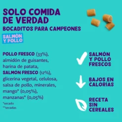 Edgard & Cooper Bocaditos Mini de Salmón y Pollo para perros