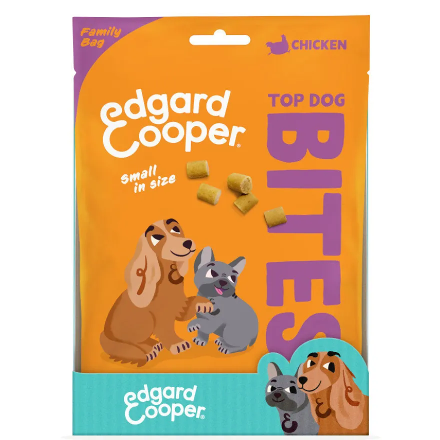 Edgard & Cooper Bocaditos Mini de Pollo snack para perros